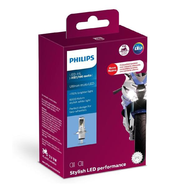 Imagem de Lampada Farol Philips H4 Led Ultinon Moto - 11458umwx1