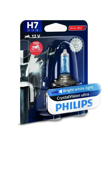 Imagem de Lampada Farol Philips H7 12v 55w Cristalvision Ultra Px26d F016