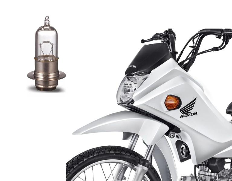 Imagem de Lâmpada Farol Soquete M5 12v Moto Biz Pop Nxr Bros 100 110 125 150 Crypton