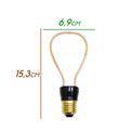 Lâmpada Filamento Led 3d U Branco Quente 4w E27 St1623 - Opus Imagem de Lâmpada Filamento Led 3d U Branco Quente 4w E27 St1623