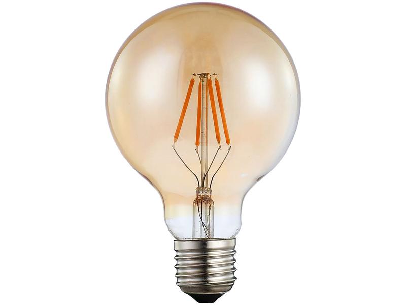 Lâmpada Filamento LED G95 Gaya E27 - Âmbar 4W 2400K 9296 Lâmpada Filamento LED G95 Gaya E27 - Âmbar 4W 2400K 9296