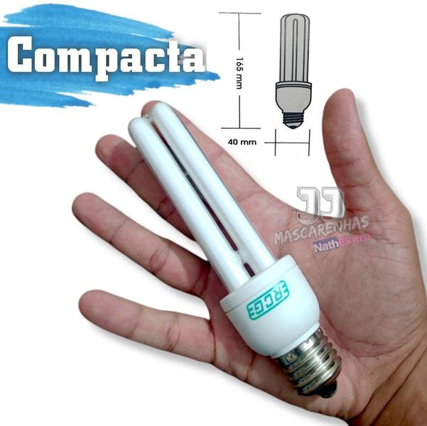 Imagem de Lampada Fluorescente Rcg Luz Branca Nova 127v 14w 6400k 02un