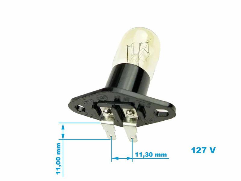 Imagem de Lampada Forno Micro-ondas E Soquete 127v Original 326051085