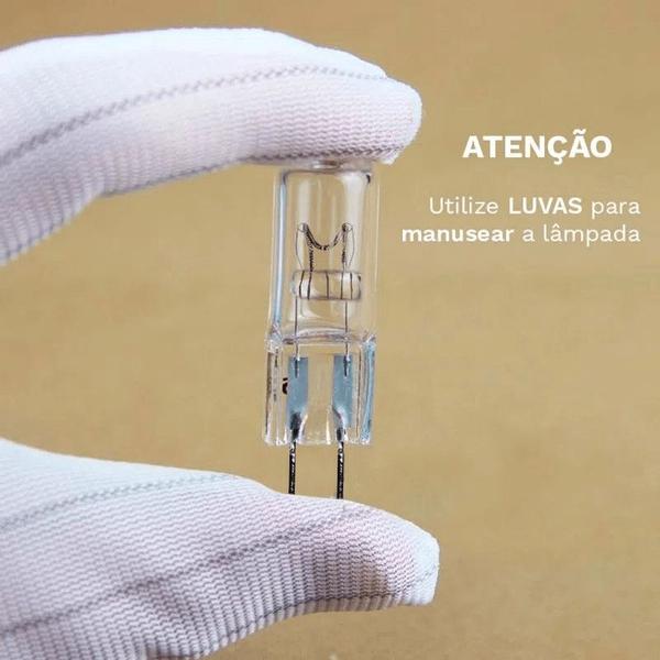 Imagem de Lâmpada G9 Jc Ouropin 60W 220V Branco Quente Clara Ourolux 01328