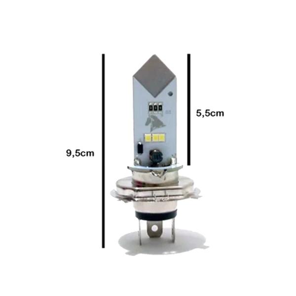 Imagem de Lampada H4 Led Eco 6500K Moto Honda CB 500 F 2017 2018 2019 2020 2021 2022 2023