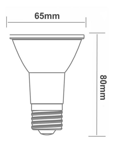 Imagem de Lâmpada Halogena Colorida Par20 50w 220v Laranja Ambar