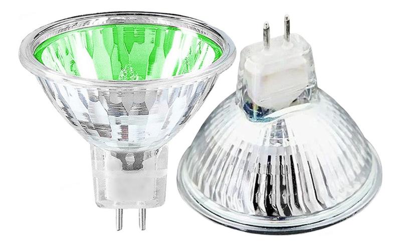 Imagem de Lâmpada Halogena Dicroica 50W 12V Gu5.3 Verde