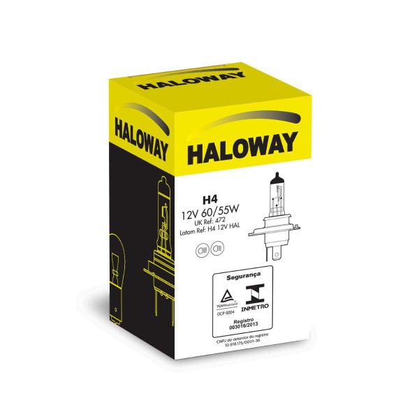 Imagem de Lampada Haloway Amarela H4 12v 60 55w