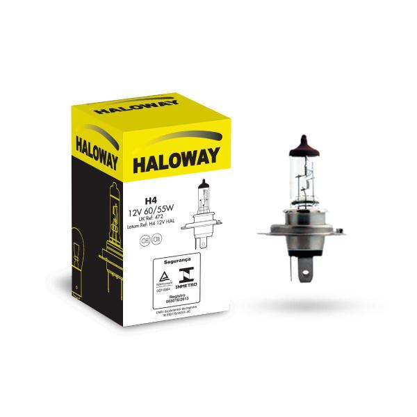 Imagem de Lampada Haloway Amarela H4 12v 60 55w