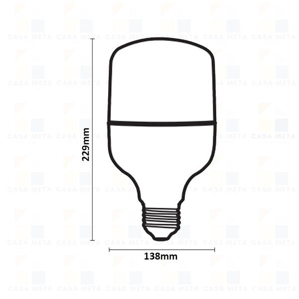 Imagem de Lâmpada High Led 40w Alta Potência 6500k Branco Frio