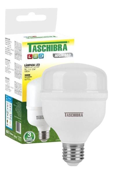 Imagem de Lâmpada High Led Bulbo 20w E27 3000k Branco Quente Taschibra