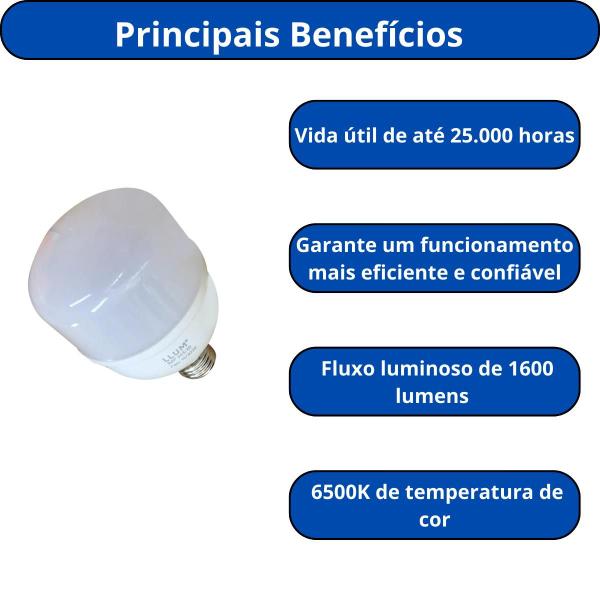 Imagem de Lâmpada high power led bronzearte 20w 6,5k e27 bivolt