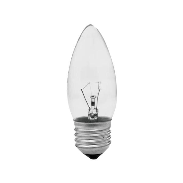 Imagem de Lampada incandecente vela lisa clara 40w 1xe27 220v taschibra