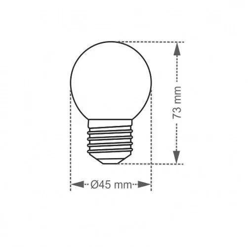 Imagem de Lâmpada Incandescente Bolinha Verde 15w 127v - Taschibra