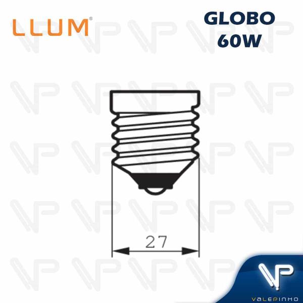 Imagem de Lâmpada incandescente globo g95 60w 220v 2800k(branco quente)e27 dimerizavél kit10