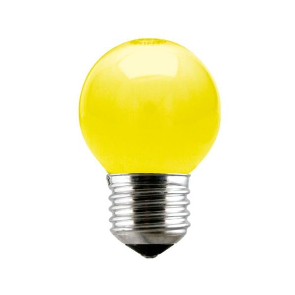 Imagem de Lâmpada Incandescente Taschibra Bolinha 15W 220V Amarela