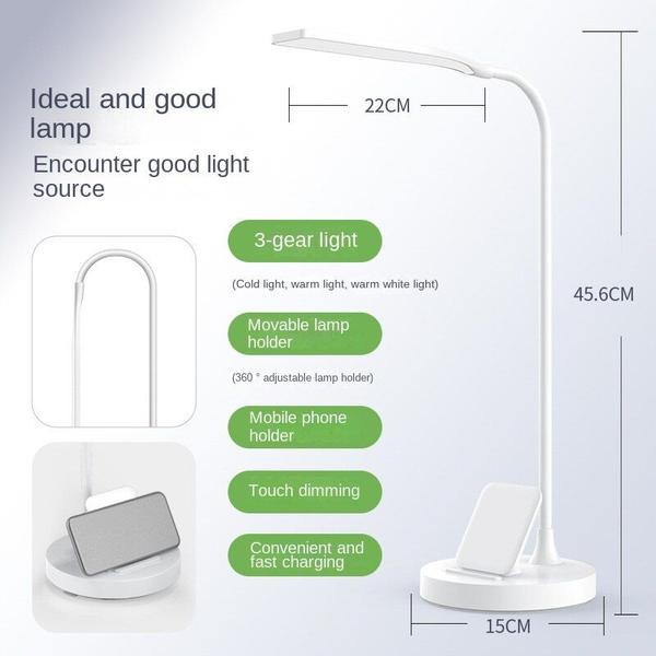 Imagem de Lâmpada inteligente da mesa de proteção ocular led, leitura do aluno