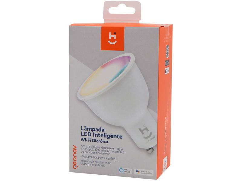 Imagem de Lâmpada Inteligente Geonav Home Intelligence - HISBGU10 LED Wi-Fi 5W