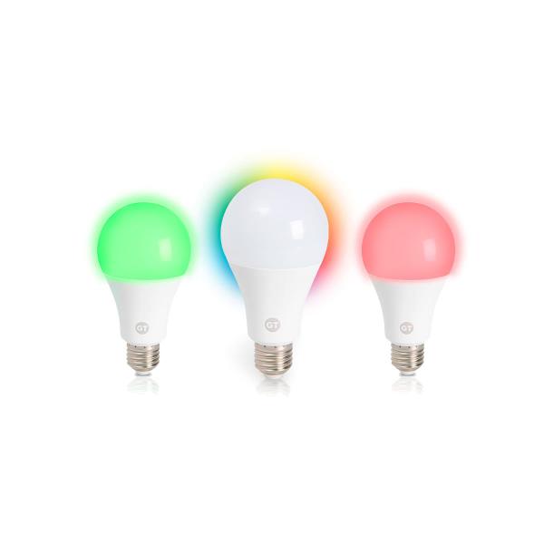 Imagem de Lâmpada Inteligente Wi-Fi LED RGB Compatível com Alexa e Google Assistente 9W  Goldentec