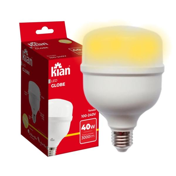 Imagem de Lâmpada Led 40W Branca Morna 3000k Amarela Bivolt