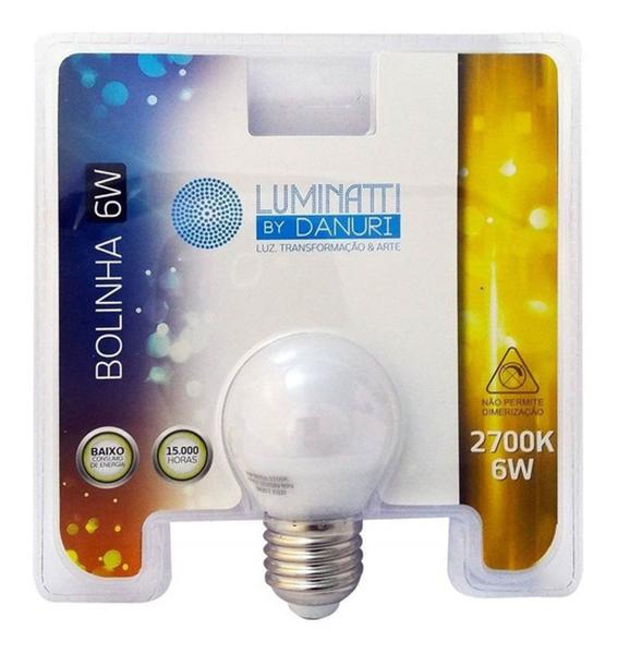 Imagem de Lâmpada LED 6W 2700k Bolinha G45 Bivolt