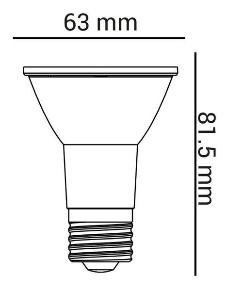 Imagem de Lâmpada Led 7W Par20 Bivolt E27 Branco Neutro 4000K