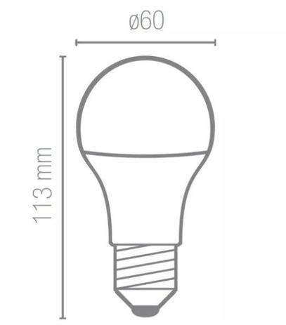 Imagem de Lampada Led A60 Bulbo 9W Blumenau