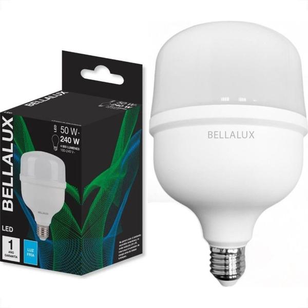 Imagem de Lampada Led Alta Potencia Bellalux 50W. 4000Lm E-27. Bivolt 6500K.