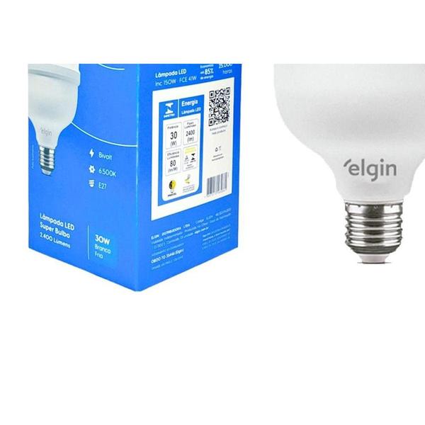 Imagem de Lampada Led Alta Potencia Elgin 30W. 2400Lm Bivolt 6500K.