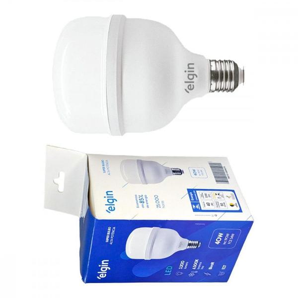 Imagem de Lampada Led Alta Potencia Elgin 40W. 3200Lm Bivolt 6500K.