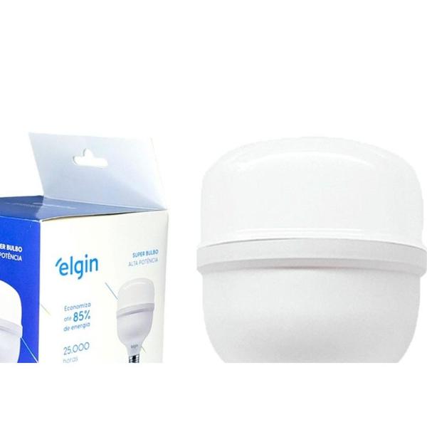 Lampada Led Alta Potencia Elgin 50W. 4000Lm Bivolt 6500K. Imagem de Lampada Led Alta Potencia Elgin 50W. 4000Lm Bivolt 6500K.