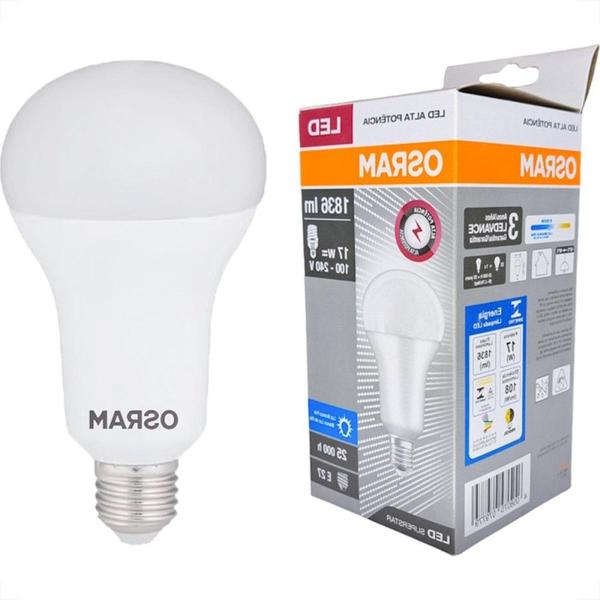 Imagem de Lampada Led Alta Potencia Osram 17W. 1836Lm E-27. Bivolt 6500K.