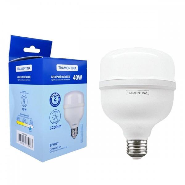 Lampada Led Alta Potencia Tramontina 40W. 6500K - 58025059 Imagem de Lampada Led Alta Potencia Tramontina 40W. 6500K - 58025059