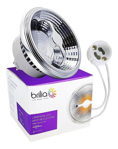 Imagem de Lâmpada Led Ar111 9,5W 20 Gu10 127V Refletora Dimerizável