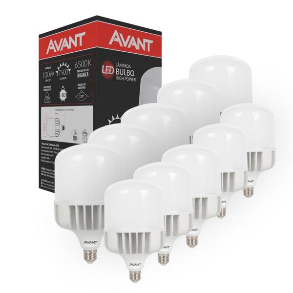 Imagem de Lampada Led Avant 100w E40 Bivolt 6500k 10 Unidades