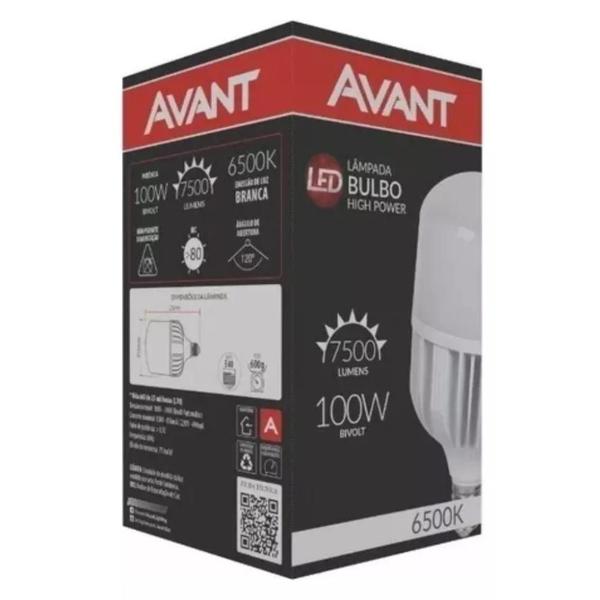 Imagem de Lampada Led Avant 100w E40 Bivolt 6500k 10 Unidades