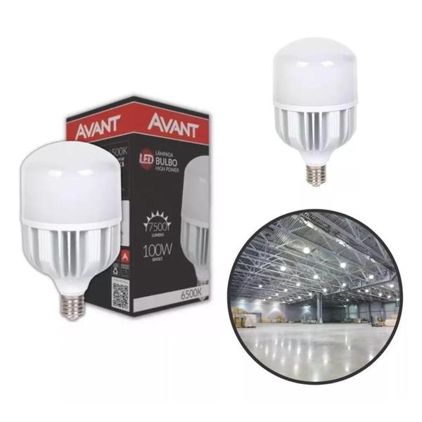 Imagem de Lampada Led Avant 100w E40 Bivolt 6500k 5 Unidades