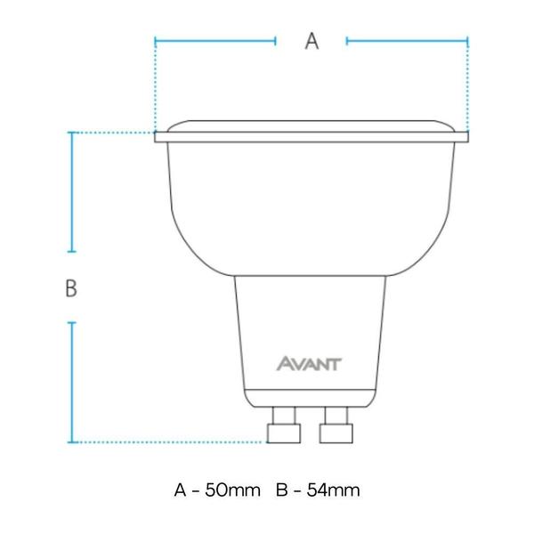 Imagem de Lâmpada Led Avant Dicroica MR16 4,8W 2700K GU10 Bivolt