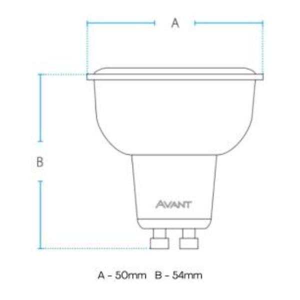 Imagem de Lâmpada Led Avant Dicroica MR16 4,8W 4000K GU10 Bivolt 15 Un