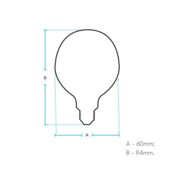 Imagem de Lâmpada Led Avant Retro Black G95 2200k E27 Bivolt