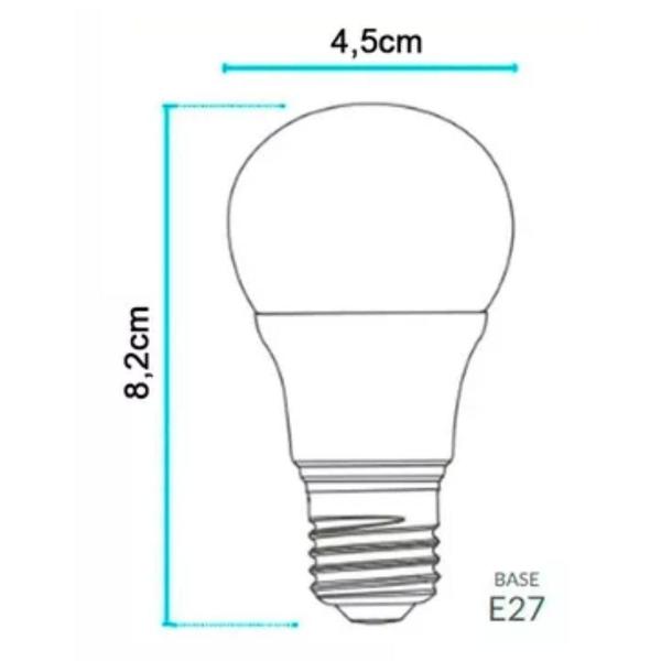 Imagem de Lâmpada Led Bolinha Avant 4W 6500K E27 Bivolt 5 Unidades