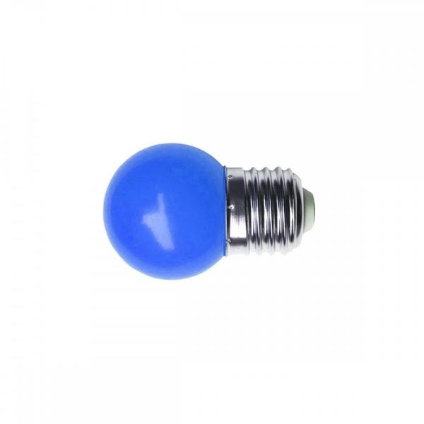 Imagem de Lampada Led Bolinha Galaxy E27 1.5Wx220V Azul 1216 - Kit C/10