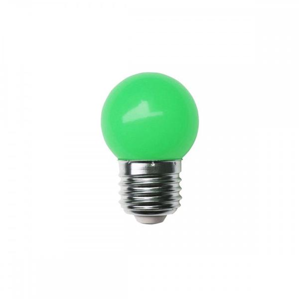 Imagem de Lampada Led Bolinha Galaxy E27 1.5Wx220V Verde 1215 - Kit C/10