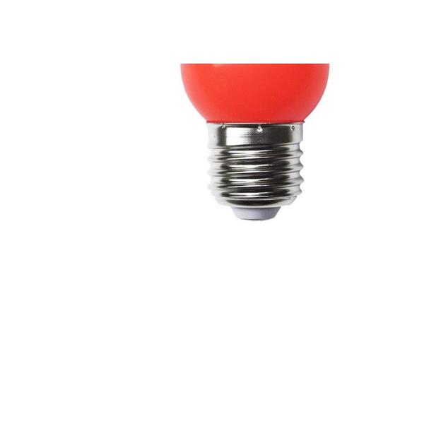 Imagem de Lampada Led Bolinha Galaxy E27 3Wx127V Vermelho 1232 ./ Kit Com 10