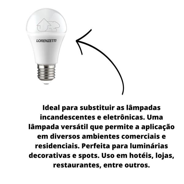 Imagem de Lampada Led Bulb Bivolt 12W Branca Lorenzetti