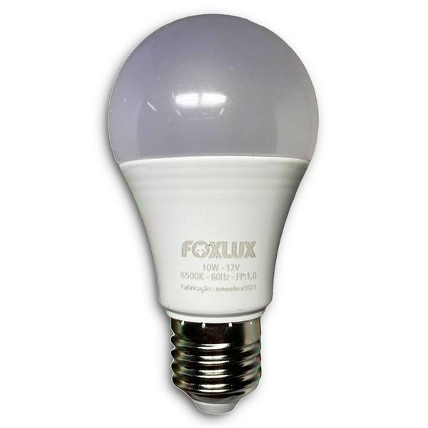 Imagem de Lâmpada Led Bulbo 12v 10w 6.500k Foxlux