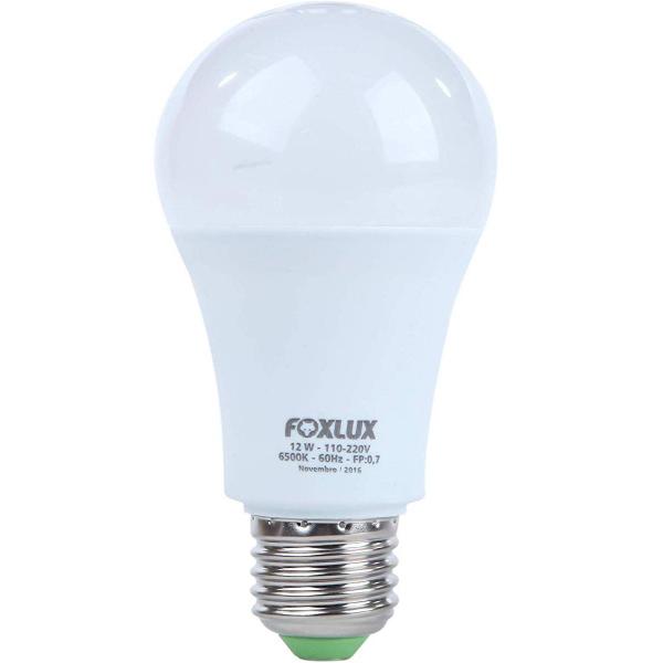 Imagem de Lâmpada LED Bulbo 12W 6500K com Base E-27 Bivolt Foxlux