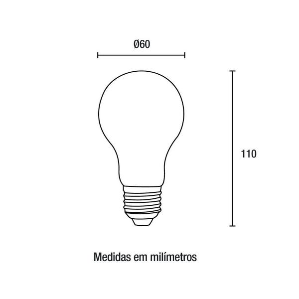 Imagem de Lâmpada led bulbo 12w bivolt 6500k branco frio e-27 blumenau