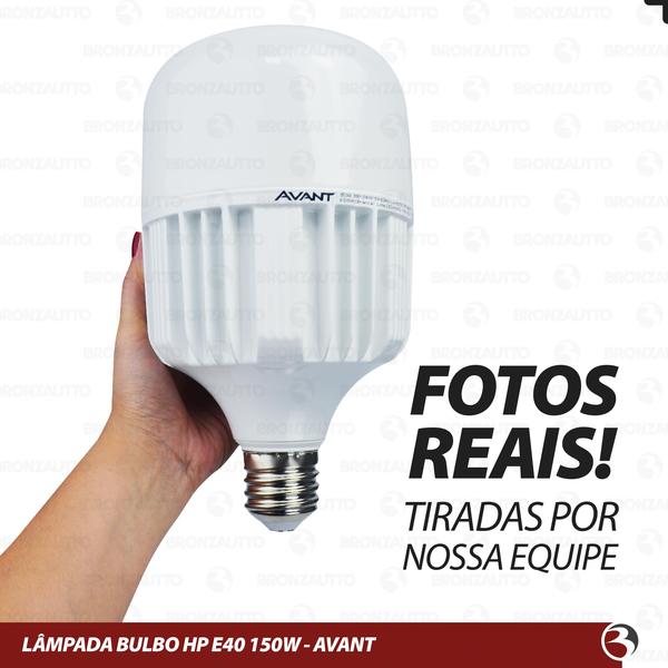 Imagem de Lâmpada led bulbo 150w Alta Potencia E40 Bivolt Branco Frio 6500k Iluminação Industrial Avant