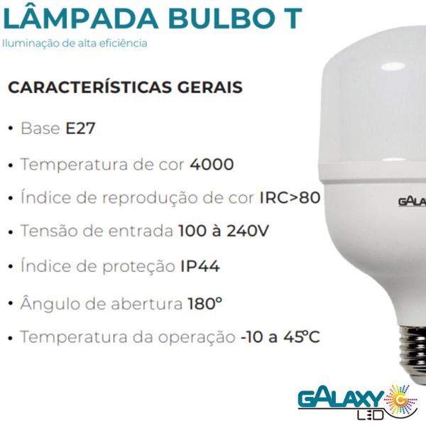 Imagem de Lampada Led Bulbo 30W Branco Neutro 4000K Alta Potencia